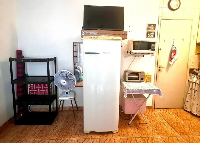 Perola Da Praia Grande Com Cozinha Completa